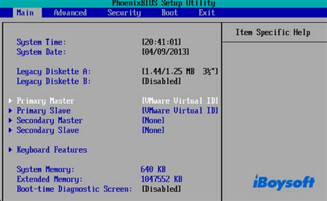 boot disk not showing up in bios